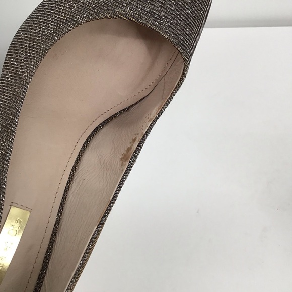 LOUISE Et Cie Women’s Metallic Sparkly Pump Heels Party Gold/Silver Size 8.5 - Picture 7 of 10